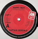 12inch Vinyl Single - Captain Sensible - Happy Talk