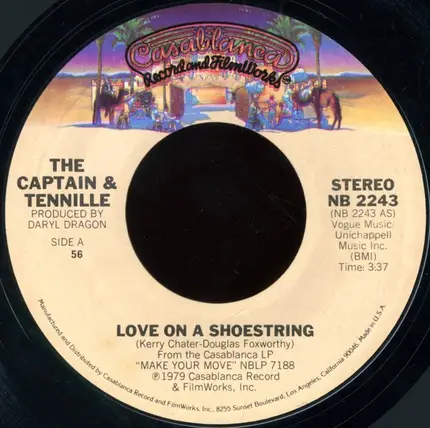 Captain And Tennille - Love On A Shoestring