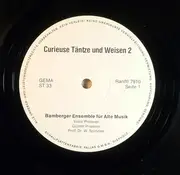 LP - Capella Antiqua Bambergensis - Curieuse Täntze Und Weisen 2