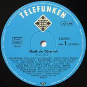Double LP - Isaac / Senfl / Alder a.o. - Musik Der Dürerzeit