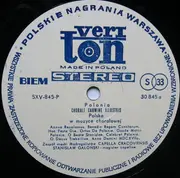 LP - Capella Cracoviensis , Stanisław Gałoński - Polonia Chorali Carmine Illustris