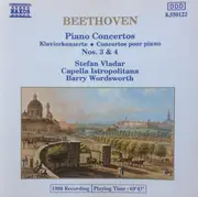 CD - Capella Istropolitana , Barry Wordsworth , Stefan Vladar , Ludwig van Beethoven - Piano Concertos  Nos. 3 & 4