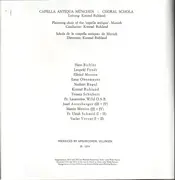 LP-Box - Capella Antiqua, Choral Schola - Gregorianische Gesänge - box + booklet