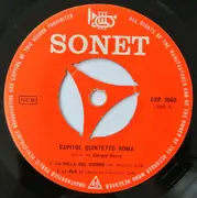 7inch Vinyl Single - Capitol Quintetto Roma - La Bella Del Giorno - EP