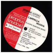 LP - Cappella Nuova - Cappella Nuova Playing 'La Notte' By Vivaldi, A Suite From 'The Fairy Queen' By Purcell And Other Baroque Music. - Gatefold