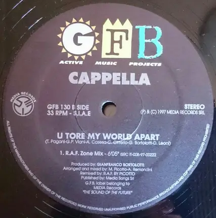 Cappella - U Tore My World Apart