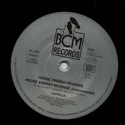 Cappella - House Energy Revenge