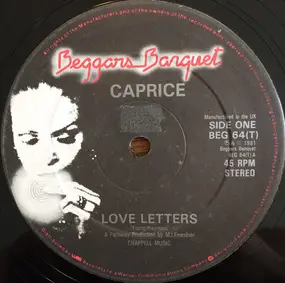 caprice - Love Letters / I Got To Sing