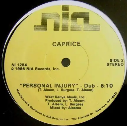 Caprice - Personal Injury