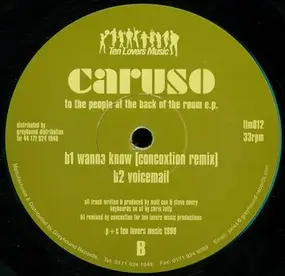 Caruso - To The People At The Back Of The Room E.P.