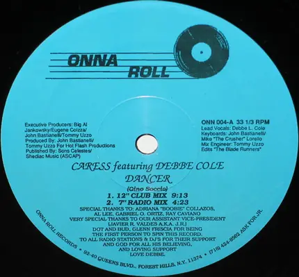 Caress Featuring Debbe Cole - Dancer