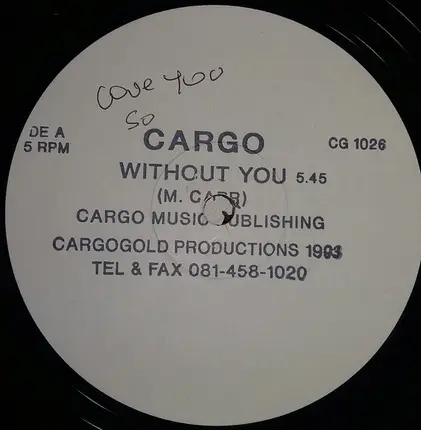 Cargo - Without You
