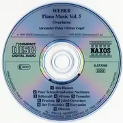 CD - Weber - Piano Music Vol. 5: Overtures (Arranged For Piano Four Hands)