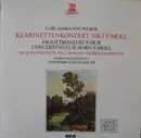 LP - Weber - Klarinettenkonzert F-dur, Fagottkonzert F-dur, Concertino Für Horn E-moll