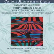 CD - Weber - Symphonie No. 1, Op. 19, Ouvertüren = Overtures ('Der Freischütz', 'Turandot', 'Euryganthe', 'Oberon')