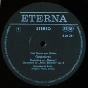 LP - Carl Maria von Weber - Staatskapelle Berlin , Otmar Suitner - Ouvertüren