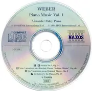 CD - Carl Maria von Weber , Alexander Paley - Piano Music Vol. 1