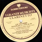 LP - Carl Maria Von Weber , David Glaser - Il Clarinetto