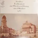 Double LP - Carl Maria von Weber , Ernst Hermann Meyer , Felix Mendelssohn-Bartholdy , Franz Schubert , Ludwig - Großes Festkonzert Zur Wiedereröffnung Des Schauspielhauses Berlin Am 1.Oktober 1984 - gatefold