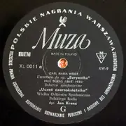 LP - Weber / Dukas / Gershwin - Overture From Opera 'Euryanthe'. L'Apprenti Sorcier. An American In Paris. - Mono