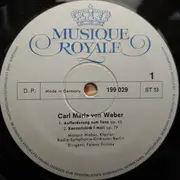 LP - Carl Maria von Weber , Radio-Symphonie-Orchester Berlin , Berliner Philharmoniker - Klarinetten-Konzer Nr. 1- Konzertstück f-moll - Aufforderung zum Tanz