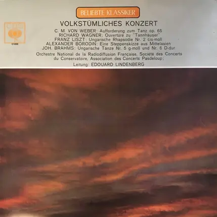 Weber / Wagner / Liszt / Borodin / Brahms - Volkstümliches Konzert