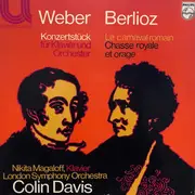 LP - Weber / Berlioz - Konzertstück For Piano And Orchestra / Le Carnaval Romain - Royal Hunt And Storm (Les Troyens)
