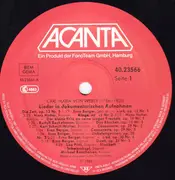 LP - Weber - Lieder In Dokumentarischen Aufnahmen