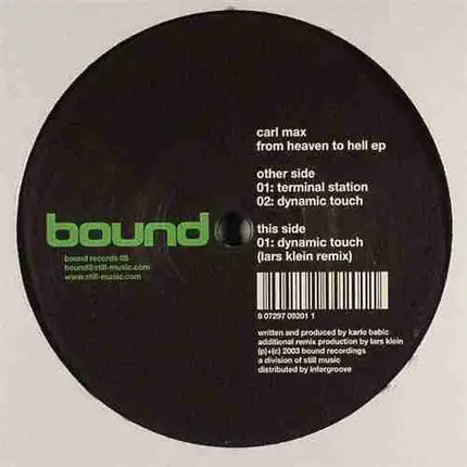 Carl Max - From Heaven To Hell EP