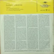 LP - Carl Orff - Annelies Kupper , Sopran · Richard Holm , Tenor - Chor Des Bayerischen Rundfunks - Diri - Catulli Carmina - Gatefold ,tulip rim , mono , stitched sleeve