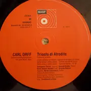 LP - Carl Orff - Trionfo Di Afrodite