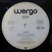 LP - Orff - De Temporum Fine Comoedia - Das Spiel Vom Ende Der Zeiten - Vigilia
