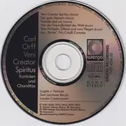 CD - Orff - Veni Creator Spiritus Kantaten und Chorsätze