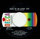 7inch Vinyl Single - Carl Belew And Betty Jean Robinson - Hung Up On Lovin' You / Living Under Pressure