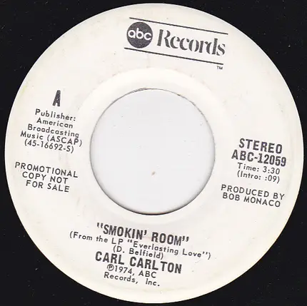 Carl Carlton - Smokin' Room