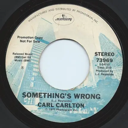 Carl Carlton - You, You / Something's Wrong