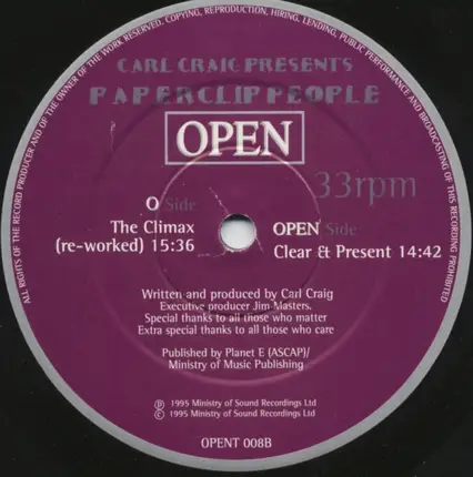 Carl Craig Presents Paperclip People - The Climax
