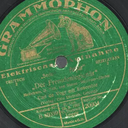 Carl de Vogt - Der Fremdenlegionär