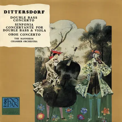 Carl Ditters von Dittersdorf - Kurpfälzisches Kammerorchester Mannheim - Double Bass Concerto / Sinfonia Concertante For Double Bass & Viola / Oboe Concerto