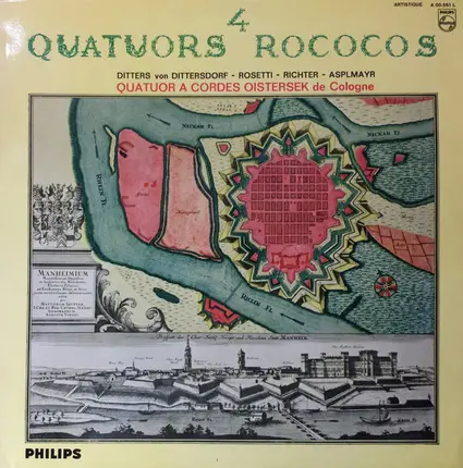 Carl Ditters von Dittersdorf , Franz Xaver Richter , Antonio Rosetti , Franz Asplmayr , Oistersek S - 4 Quatuors Rococos