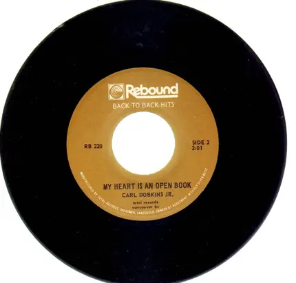 Carl Dobkins Jr./ Mark Kinning - My Heart Is An Open Book/ Teen Angel