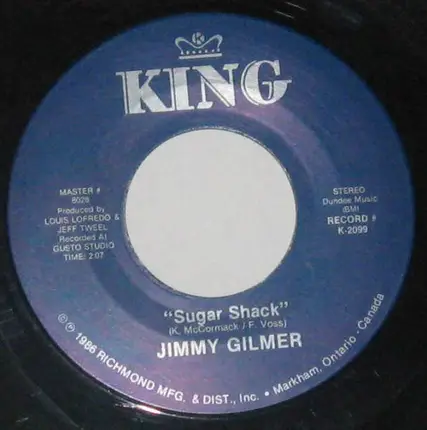 Carl Dobkins Jr. / Jimmy Gilmer - My Heart Is An Open Book / Sugar Shack