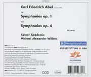 Double CD - Carl Friedrich Abel - Symphonies Op. 1 & Op. 4