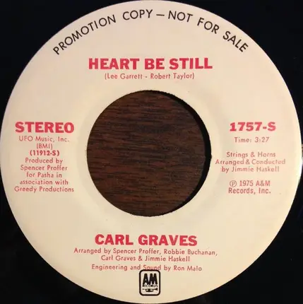 Carl Graves - Heart Be Still