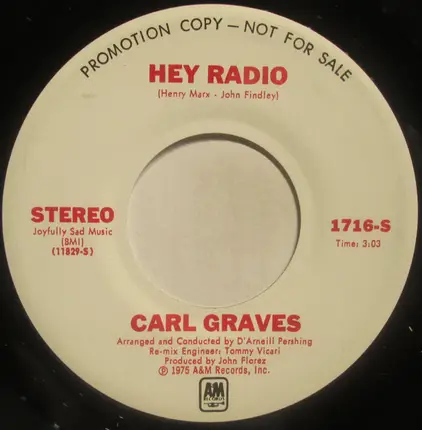 Carl Graves - Hey Radio