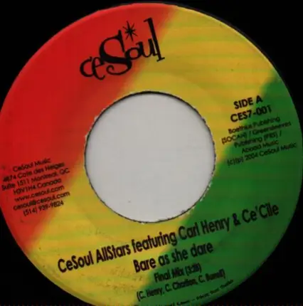 Carl Henry Feat. Ce'cile - Bare As She Dare / Bare As She Dare (Instrumental)
