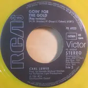 7inch Vinyl Single - Carl Lewis - Goin' For The Gold - Clear Yellow Vinyl