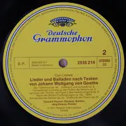 LP - Loewe - Lieder Und Balladen Nach Goethe