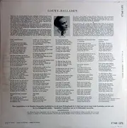 10'' - Loewe - Loewe Balladen - Tulip Rim / Mono