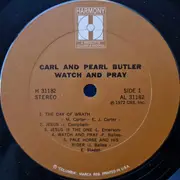 LP - Carl & Pearl Butler - Watch And Pray